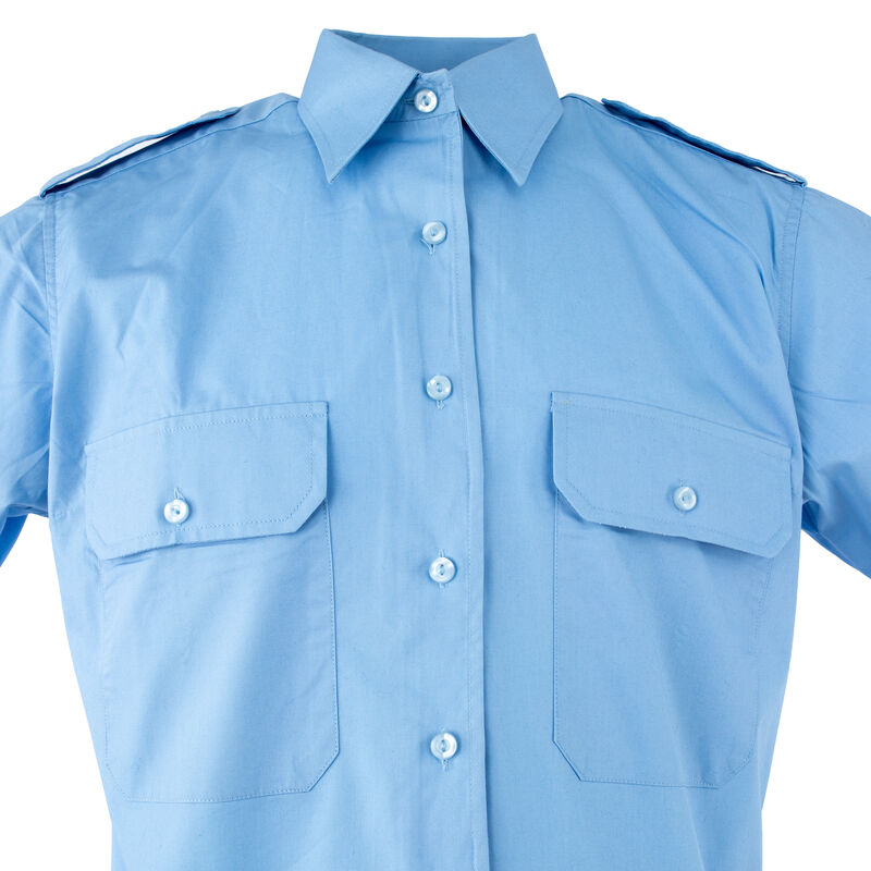 Dutch Army Sky Blue Short Sleeve BDU Shirt w/ Pockets | Women's | Issued, , large image number 4